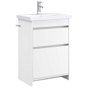 vidaXL Set namje&scaron;taja za kupaonicu Bijela 61 x 40 x 84,5 cm