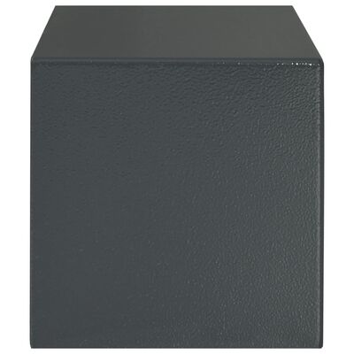vidaXL Digitalni sef s otiskom prsta tamnosivi 31 x 20 x 20 cm
