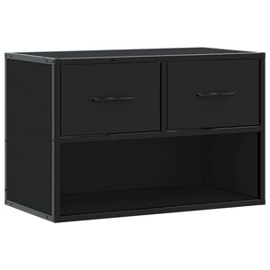 vidaXL TV ormarić crni 60x31x39,5 cm konstruirano drvo i metal