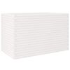 vidaXL Vrtna sadilica bijela 110x60x68,5 cm od masivne borovine