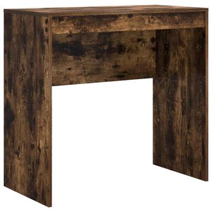 vidaXL Stol Dimljeni hrast 80 x 40 x 76 cm