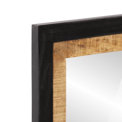 vidaXL 4-dijelni set kupaonskog namještaja od željeza i drva manga
