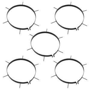 vidaXL Stezaljke za prozračivač travnjaka 5 kom šiljci Ø 30 cm željezo