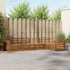 vidaXL Set vanjskih sofa 5 pcs Prirodna Čvrsto drvo akacije