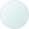 vidaXL Ploča za stol Kaljeno staklo Okrugla 500 mm