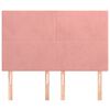 vidaXL Uzglavlje ružičasto 144x5x118/128 cm bar&scaron;unasto