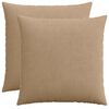 vidaXL Presvlaka za jastuk 2 pcs HEERLEN Smeđa 70 x 70 cm Kord