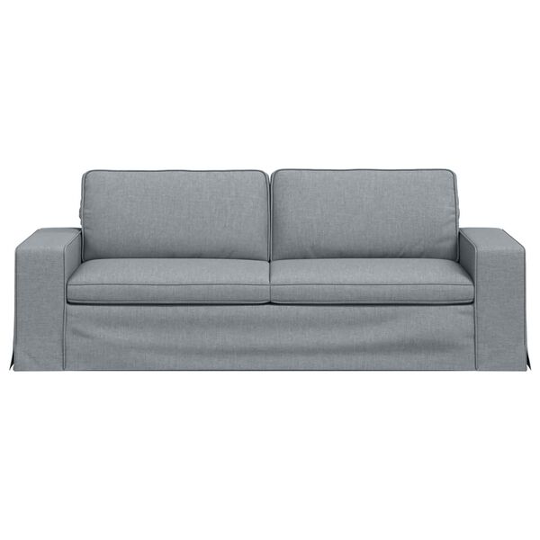 vidaXL Sofa 180cm Svijetlo siva Metal