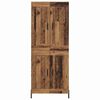vidaXL Highboard 2 pcs Staro drvo Konstruirano drvo