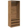 vidaXL Ormar boja artisian hrast 80x50x200 cm konstruirano drvo