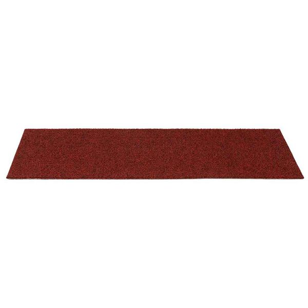 vidaXL Prostirke za stepenice, samoljepljive, 15 kom 60x25 cm, bordo crvene, pravokutne