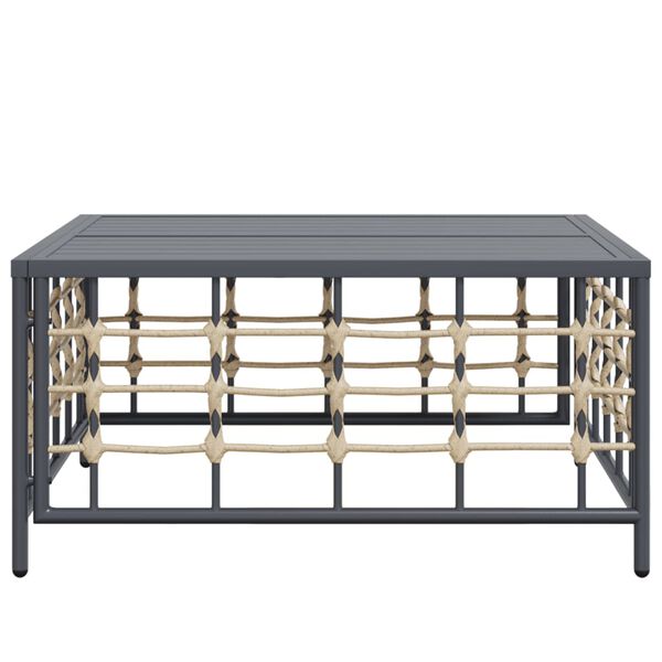 vidaXL Vrtni stol antracit 70 x 70 x 34 cm od poliratana