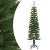vidaXL Umjetno usko božićno drvce sa stalkom 150 cm PE