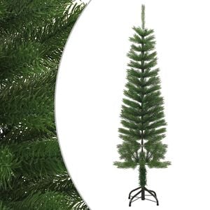 vidaXL Umjetno usko božićno drvce sa stalkom 150 cm PE
