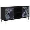 vidaXL TV ormar DOKKUM 102 x 33 x 51 cm Crni hrast Konstruirano drvo