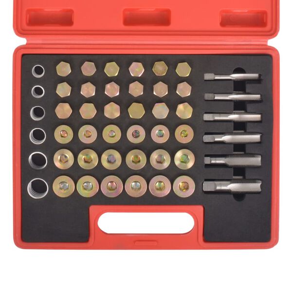 vidaXL Set Alata za Skidanje Odvodnih Čepova Filtra Ulja