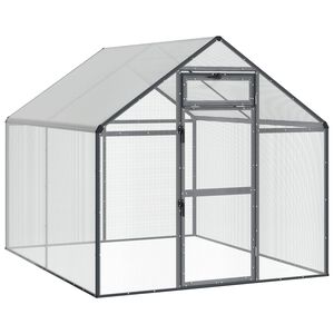 vidaXL Kavez za ptice Antracit 181,5 x 221 x 173,5 cm