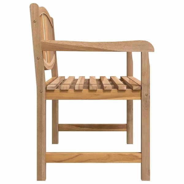 vidaXL Vrtna klupa 114x59x87 cm od masivne tikovine