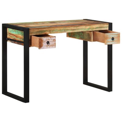 vidaXL Radni stol od masivnog obnovljenog drva