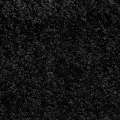 vidaXL Tepisi za stepenice 15 kom crni 56 x 17 x 3 cm