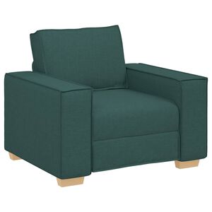 vidaXL Sofa fotelja tamnozelena 100x78x84 cm tkanina