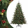 vidaXL Umjetno božićno drvce Zelena 240 cm PVC i Metal i Plastika