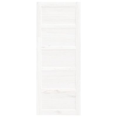 vidaXL Vrata za staju bijela 80 x 1,8 x 204,5 cm od masivne borovine