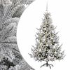 vidaXL Umjetno božićno drvce s kuglicom 120 cm 150 LED lampica
