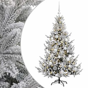 vidaXL Umjetno božićno drvce s kuglicom 120 cm 150 LED lampica