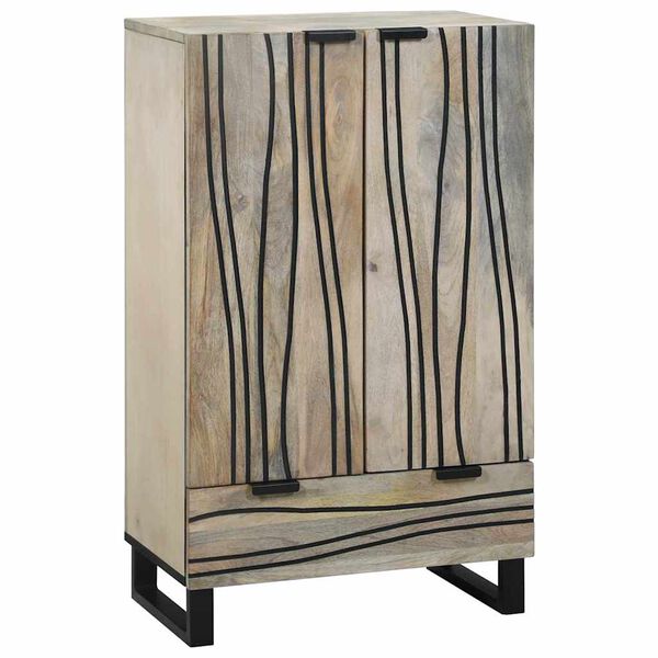 vidaXL Kabineti i police za skladi&scaron;tenje medija Bijela i crna