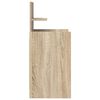 vidaXL Noćni ormarić s 2 ladice sonoma hrast 38x34x80 cm