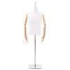 vidaXL Podesivi maneken 160-232 cm s postoljem Mu&scaron;karac PP Bijela