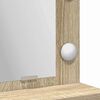 vidaXL Toaletni stol Sonoma hrast 75,5 x 41 x 135 cm Konstruirano drvo