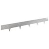 vidaXL Ograda oko Travnjaka 10 kom. 100 x 12 cm Stainless Steel