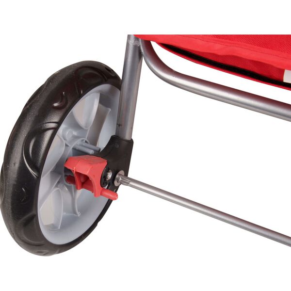 FLAMINGO kolica za pse crvena 89 x 37 x 87 cm