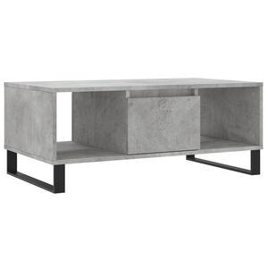 vidaXL Stolić za kavu boja betona 90x50x36,5 cm konstruirano drvo
