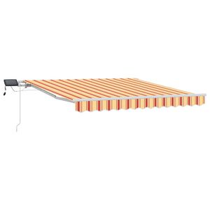 vidaXL Skrovita tenda s 350 x 250 cm tkanina