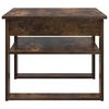 vidaXL Kava Stol Dimljeni hrast 64 x 54 x 44 cm Konstruirano drvo