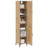 vidaXL Highboard Umjetnički hrast 69,5 x 34 x 180 cm Konstruirano drvo
