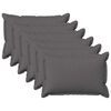 vidaXL Presvlaka za jastuk 6 pcs HOUTEN Svjetlosiva 30 x 50 cm