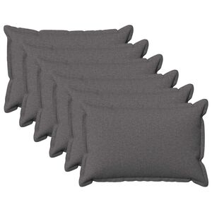 vidaXL Presvlaka za jastuk 6 pcs HOUTEN Svjetlosiva 30 x 50 cm