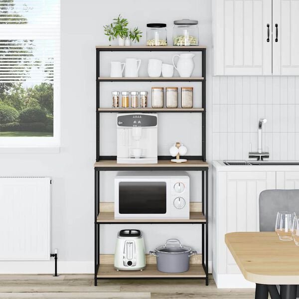 vidaXL Kuhinjska polica Sonoma hrast 80 x 40 x 168 cm