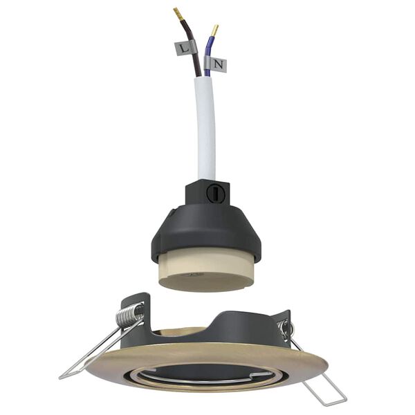 vidaXL Reflektor 12 pcs Mjed 9 x 9 x 2.5 cm Metal