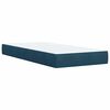 vidaXL Box spring krevet s madracem plavi 80 x 200 cm bar&scaron;unasti
