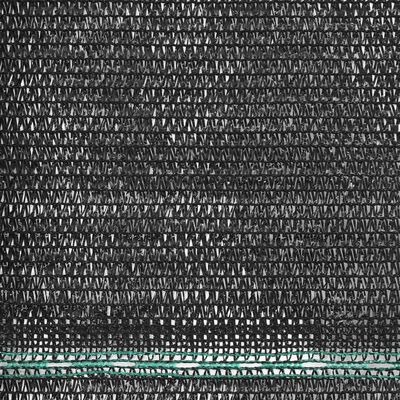 vidaXL Teniski zaslon HDPE 1,8 x 25 m crni