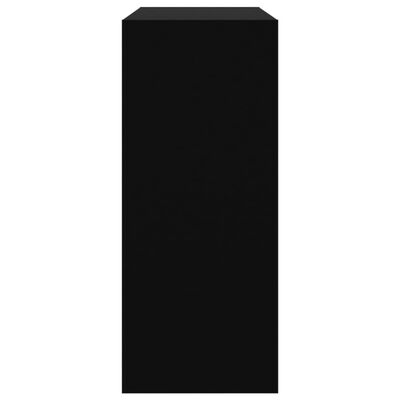 vidaXL Ormarić za knjige / sobna pregrada crni 80 x 30 x 72 cm