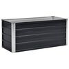 vidaXL Povi&scaron;ena vrtna gredica antracit 100x40x45 cm pocinčani čelik