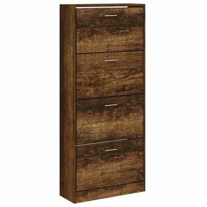 vidaXL Ormarić za cipele boja hrasta 63x24x147 cm konstruirano drvo
