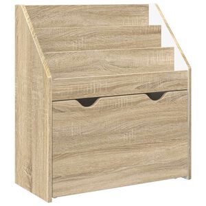 vidaXL Polica za knjige za djecu Sonoma hrast 60 x 29,5 x 69 cm