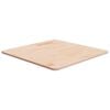 vidaXL Četvrtasta stolna ploča 60x60x1,5 cm netretirana hrastovina